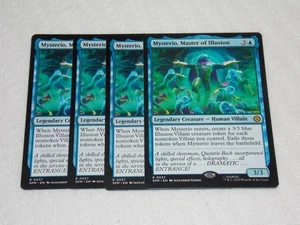 MTG Mysterio, Master of Illusion x4 Rare Spider-Man NM Low S&H - Bild 1 von 1