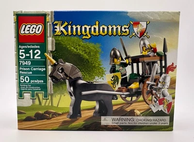 LEGO KINGDOMS 7949 Carruaje de Prisión Rescate Caballeros León **NUEVO SELLADO RETIRADO ** Foto 1 de 4