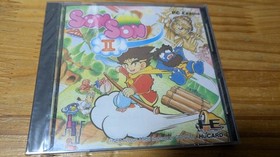 Son Son II 2 W/Case Manual PC Engine Hu Card Retro Unused Game Good NTSC-J Japan