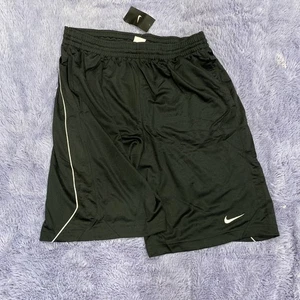 Vintage Nike Shorts Mens Large Black Retro Basketball Athletic Swoosh Logo Y2K - Picture 1 of 7