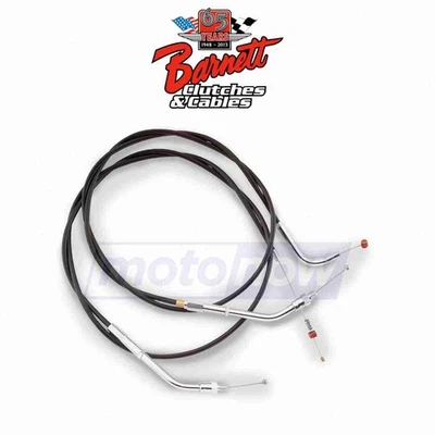 Barnett Black Vinyl Throttle Cable for 1981-1986 Harley Davidson FXWG Wide bg - Imagem 1 de 4