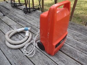 Vintage Hoover Spirit Vacuum Cleaner. Orange. Requires Type K Bag. Model S3203. 