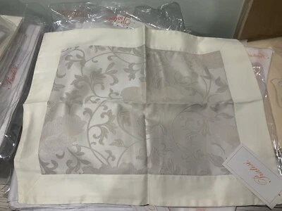 $440 Pratesi Italia NUEVO CON ETIQUETAS 1 pieza Toudoir Sham 100 % Jacquard 700TC Flora Tinto Foto 1 de 4