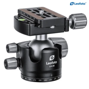 【Leofoto USA】 Kit testa a sfera Leofoto LH-36 + QP-70N con morsetto manopola/arca - Foto 1 di 11