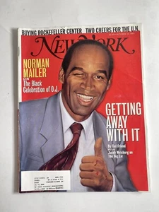 New York Magazine 10/16/1995 O.J. Simpson "Getting Away With It" Norman Mailer - Picture 1 of 3