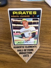 Vintage 1971 Topps Roberto Clemente #630 Porcelain Baseball Card Buy it Now!