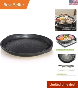 Authentic Korean BBQ Non-Stick Grill Pan - Oven Safe & Dishwasher Friendly - Picture 1 of 11