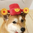 Pet Costume Hat Chinese New Year Adjustable Soft Party Cosplay Cap Cartoon