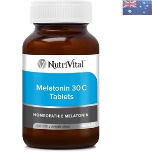 Safe Homeopathic Melatonin 130mg Chewables - Convenient Sleep Aid for Families - Picture 1 of 2
