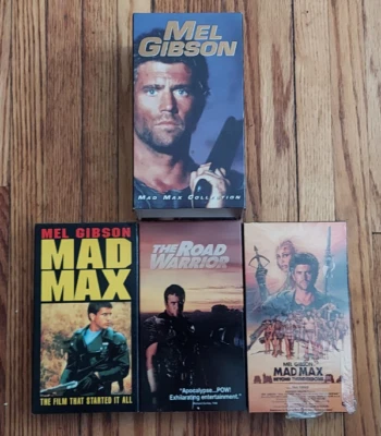 Mad Max Collection VHS Box Set The Road Warrior Beyond Thunderdome MEL GIBSON - Image 1 of 4
