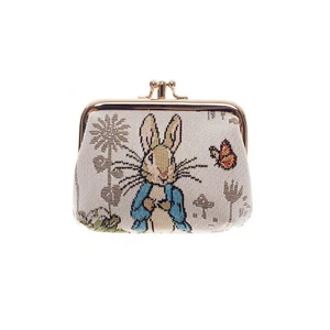 Portafoglio design Signare Fibbia Arazzo Cambio Borsa Peter Rabbit Portamoney - Foto 1 di 5