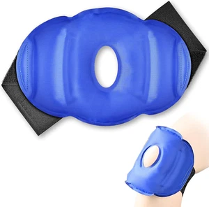 Ghiaccio Gel Riutilizzabile per Ginocchio, Impacco Di Gel Di Ghiaccio, Gel Caldo - Foto 1 di 12