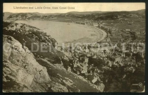 LLANDUDNO AND LITTLE ORME FROM GREAT ORME PICTURE POSTCARD - Foto 1 di 2