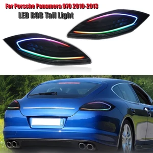 Luz trasera LED RGB para Porsche Panamera 970 2010-2013 par de luces traseras ahumadas - Imagen 1 de 10