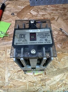 Square D 8501-X050 Control Relay TESTED - Picture 1 of 6