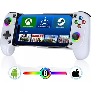 Handy Controller für iPhone/Android,Smartphone Mobile Gaming Controller RGB Lich - Bild 1 von 8