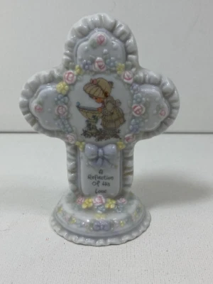 Encantadora cruz coleccionable Precious Moments 1994 - Un toque de serenidad Foto 1 de 4