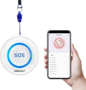 TUYA WIFI Inalámbrico Remoto Alarma Llamada/SOS/Botón de Emergencia para Cuidador de Ancianos - Imagen 1 de 5