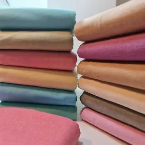 25 Color 100% Cotton Calico Canvas Natural Craft Patchwork Fabric Material 58" - Picture 1 of 39