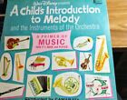 DISNEY PRESENTS A CHILD'S INTRODUCTION TO MELODY VINYL RECORD ALBUM 33 RPM (1962