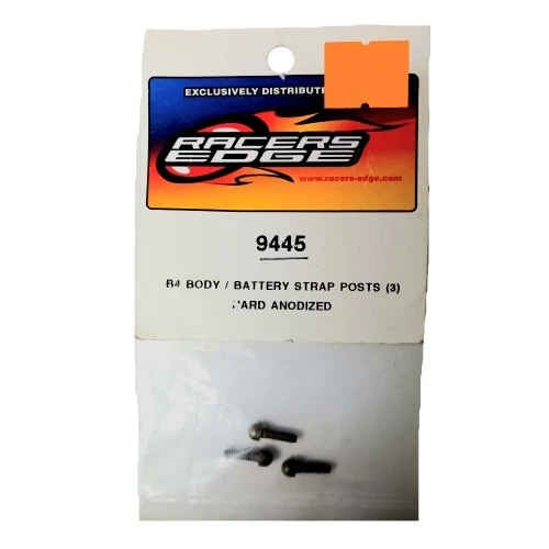 Postes de alça de bateria anodizada rígida Racers Edge para Team Associated RC10B4 RCE9445 - Imagem 1 de 1