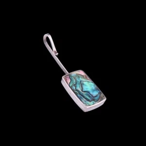 Palle Bisgaard - Denmark. Sterling Silver Pendant with Abelone #6. - Picture 1 of 3