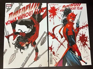 DAREDEVIL WOMAN WITHOUT FEAR #2 (Marvel 2022) -- 1st Print + VARIANT Set - Picture 1 of 2