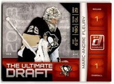 2010-11 Donruss The Ultimate Draft Marc-Andre Fleury #1 Pittsburgh Penguins