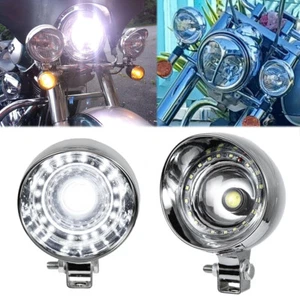 Faro antiniebla LED punto blanco para motocicleta 1 pieza para Honda VTX 1300 C R S RETRO - Imagen 1 de 10