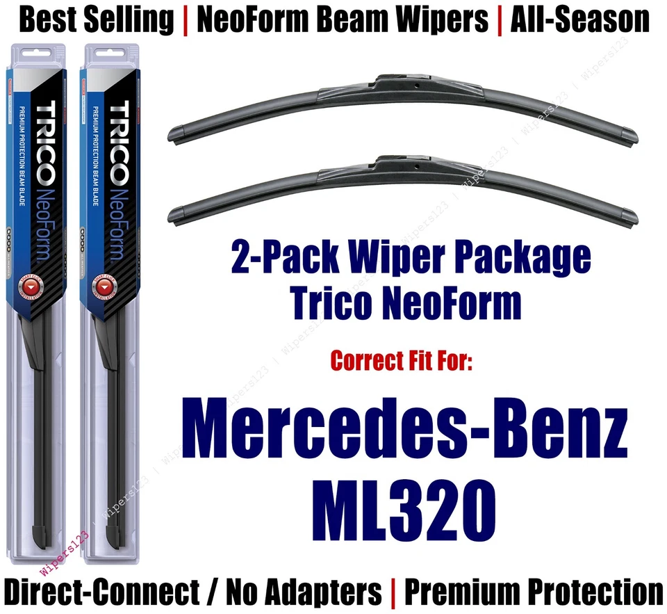 Limpiaparabrisas NeoForm Super Premium 2pk apto para Mercedes-Benz ML320 1998-2003 - 16220x2 Foto 1 de 1