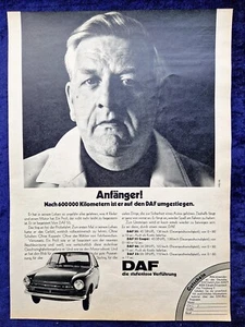 Daf 33, 44, 55 Coupe, 55, originale Werbung aus 1970 - Picture 1 of 1