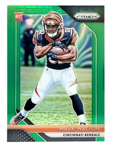 2018 Panini Prizm Green #231 Mark Walton RC Cincinnati Bengals - Picture 1 of 2