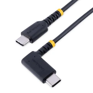 StarTech R2CCR-30C-USB-CABLE 12" USB-C to Rght-Angle USB-C Rugged Charging Cable - Picture 1 of 6