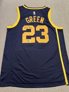 BECKETT COA DRAYMOND GREEN Signed Autographed GOLDEN STATE WARRIORS Jersey #23 - Picture 1 of 3
