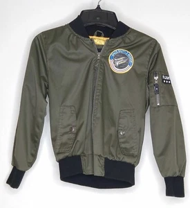 iXtreme Youth Boys Size 8 Green Pre-Owned Full Zip Cuffed Sleeved Jacket  - Picture 1 of 4