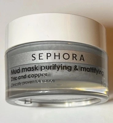 Máscara de lama Sephora purificadora matificante zinco e cobre 1 oz/30 ml, lacrada - Imagem 1 de 4