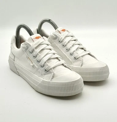 Zapatillas deportivas Rocket Dog para mujer talla 6 blancas alegres de lona de algodón usadas Foto 1 de 4