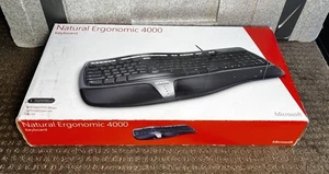 Klawiatura Microsoft Natural Ergonomic 4000 – model 1048 (B2M-00012) USB przewodowa - Zdjęcie 1 z 5