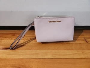 Michael Kors wallet phone case wristlet powder blush Double Sided - Picture 1 of 9
