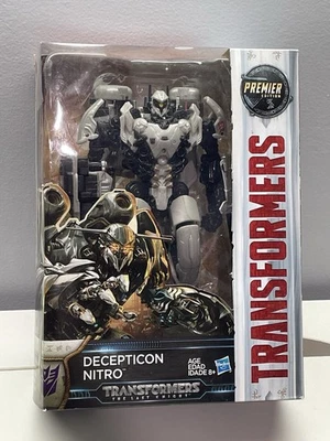 Hasbro Transformers The Last Knight Voyager Class Decepticon NITRO Premier CIB - Image 1 of 4