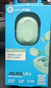 Auriculares inalámbricos JLab JBuds MiniTrue, verde menta - Imagen 1 de 3