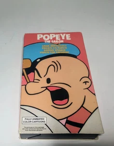 Popeye the Sailor - 4 Episodes - 1986 VHS - Picture 1 of 2