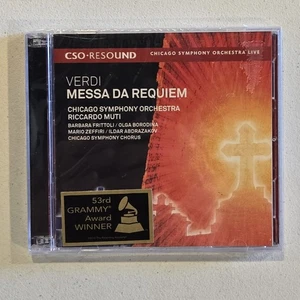 Chicago Symphony Orchestra - Messa Da Requiem - Verdi CD 2010 CSO - BRAND NEW - Foto 1 di 3