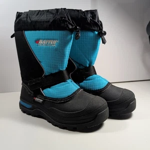 Baffin Mustang Polar Proven insulated winter snow boots Youth size 3 blue color - Picture 1 of 15