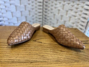 "FRANKIE4"WOMENS"KASS"SIZE"8.5"BUTTERSOFT LEATHER SLIDES*3CM HEEL* - Picture 1 of 8