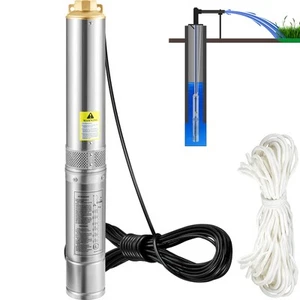 VEVOR Pompa d'Acqua Sommersa 750W 105L/min in Acciaio Inox Prevalenza Max. 62 m - Bild 1 von 12