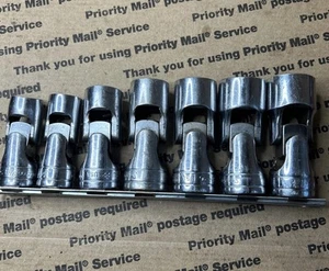 SNAP ON 307SUY 7 pc 1/2" Dr 6-Pt SAE Shallow Universal Socket Set 9/16” - 15/16” - Bild 1 von 6