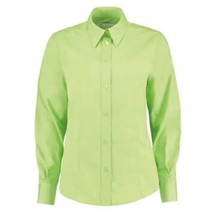 Ladies Womens Long Sleeve Blouses Office Shirts Work Formal Smart Top Size 8-26 - Picture 1 of 52