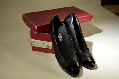 Bombas Munro American Jillian negras de charol para niños/negras talla 8 1/2 Foto 1 de 4