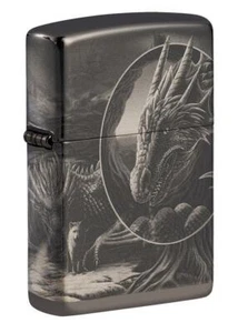 Zippo Windproof Lisa Parker Dragon, Wolf, Unicorn Lighter 49287, New In Box - Picture 1 of 6